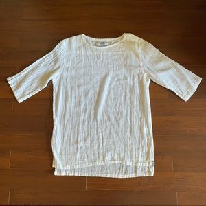 TULUM WHITE LINEN TUNIC